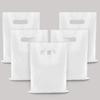 40PCS White Plastic Gift Bags Candy Bag Die Cut Plastic Bags for Birthday Baby Shower Wedding Party view 1