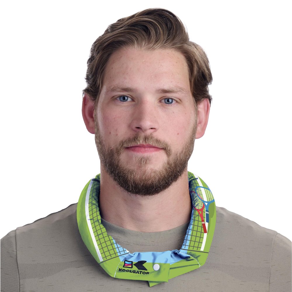 KOOLGATOR Evaporative Cooling Neck Wrap  Reusable Neck Cooler with Long Lasting Relief During Hot Weather Activities, Sports, & Outdoor Work, Tennis Court, 3 Pack