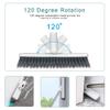Affogato Floor Scrub Brush Bathroom Long Handle Bathtub Push Broom Shower Tile Grout Scrubber Rotatable Indoor Kitchen Crevice Cleaning Brush for Hard to Reach Areas - White 46.8inches Lengthen view 2