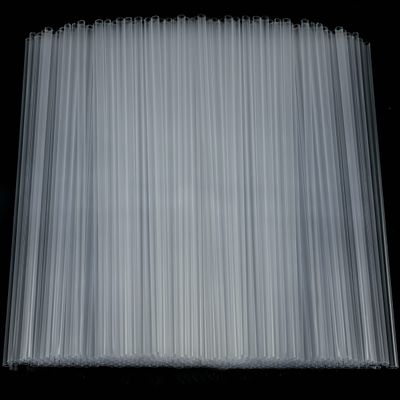 Clear Straws,300 Pcs Long Disposable Plastic Drinking Straws. (0.23''diameter and 10.2"long)-Clear
