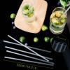 Clear Straws,300 Pcs Long Disposable Plastic Drinking Straws. (0.23''diameter and 10.2"long)-Clear view 2