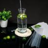 Clear Straws,300 Pcs Long Disposable Plastic Drinking Straws. (0.23''diameter and 10.2"long)-Clear view 3