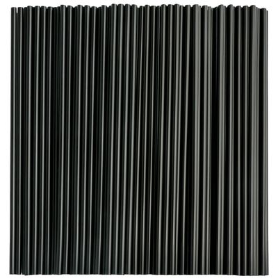 Black Straws,300 Pcs Long Disposable Plastic Drinking Straws. (0.23''diameter and 10.2"long)-Black
