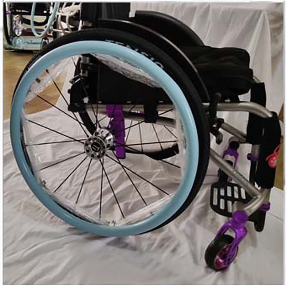 24inch Wheelchair Rear Wheel Cover/Protective Sleeve, (One Pair), Wheelchair Push Rim Covers, Non-Slip Wear-Resistant/Hand Push Cover (Color : E)