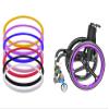 24inch Wheelchair Rear Wheel Cover/Protective Sleeve, (One Pair), Wheelchair Push Rim Covers, Non-Slip Wear-Resistant/Hand Push Cover (Color : E) view 3