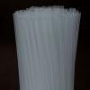 Clear Straws,200 Pcs Long Disposable Plastic Drinking Straws. (0.23''diameter and 10.2"long)-Clear view 1
