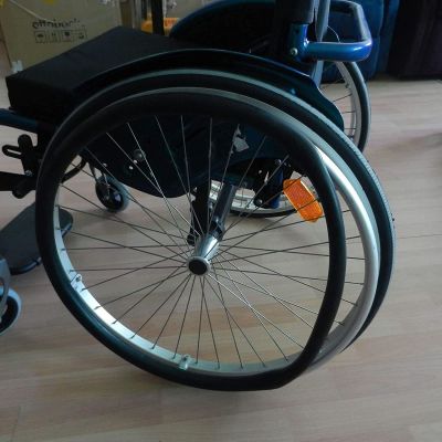 24inch Wheelchair Rear Wheel Cover/Protective Sleeve, (One Pair), Wheelchair Push Rim Covers, Non-Slip Wear-Resistant/Hand Push Cover (Color : G)