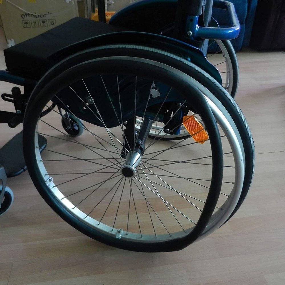 24inch Wheelchair Rear Wheel Cover/Protective Sleeve, (One Pair), Wheelchair Push Rim Covers, Non-Slip Wear-Resistant/Hand Push Cover (Color : G)