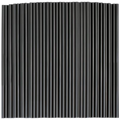500 Pcs Black Disposable Drinking Plastic Straws.(0.23'' diameter and 8.26" long)