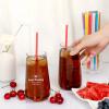 500 Pcs Colorful Disposable Drinking Plastic Straws.(0.23'' diameter and 8.26" long)-8 Colors view 4