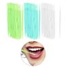 500 Ct Toothpicks Braces Brush Picks Interdental Bristles Floss Oral Care Teeth Iterdental Brushes and Dental Pick 2-in-1 Plaque Remover for Teeth 500 Toothpicks Helps Removes Plaque and Debris view 3
