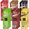 Primal Spirit Vegan Jerky - Sampler Pack, 10g. Plant Based Protein, Certified Non-GMO ("Classics" Thai Peanut, Mesquite Lime, Teriyaki, Hot & Spicy, Hickory Smoked, & Texas BBQ, 18-Pack, 1 oz.) view 1