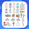 DormDoc College First Aid Kit  Compact Emergency Medical Kit for Dorm Rooms, School, Sports  with Bandages, OTC Medicines for Relief, Gauze, Quick Care Set  Portable Health Kit - 175 PCS, Blue view 3