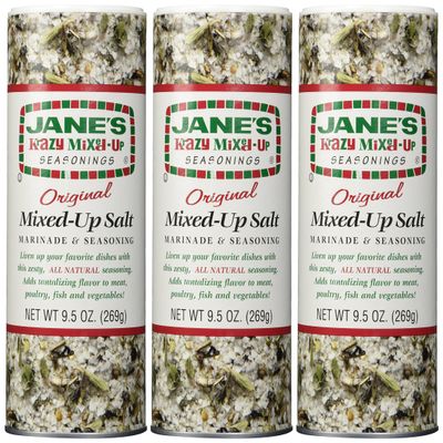 Jane S Jane's Krazy Mixed-Up Original Salt Blend 9.5 oz (2 Pack of 3)