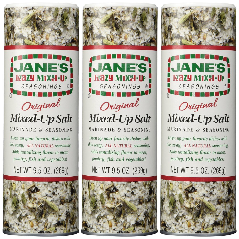 Jane S Jane's Krazy Mixed-Up Original Salt Blend 9.5 oz (2 Pack of 3)