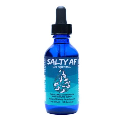 Eidon Ionic Minerals Salty and Functional - Unsweetened Liquid Electrolyte Drops for Water, Ultimate Hydration Support, Trace Mineral Supplement, Electrolytes Drink Mix with No Sugar, Non GMO - 2 oz