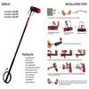WZFANJIJ Water Fed Window Cleaning Pole(5.4M-10.8M), Hose-Fed Window Cleaner Brush Cleaning Tool for Window Glass, Solar Panel,10.8M/36FT view 3