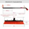 WZFANJIJ Water Fed Window Cleaning Pole(5.4M-10.8M), Hose-Fed Window Cleaner Brush Cleaning Tool for Window Glass, Solar Panel,10.8M/36FT view 4