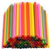200PCS 8.3 inch Jumbo Smoothie Straws,Colorful Disposable Plastic Large Wide-mouthed Straw view 1