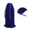 PATIKIL 17x8cm Drawstring Gift Bags, 9Pcs Soft Flannel Cloth Storage Pouch for Jewelry Glasses Wedding, Brown Dark Blue Rose Red view 4