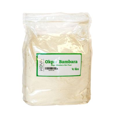 Kovafood Okpa Flour (Bambara Nut Flour), 4 Lbs