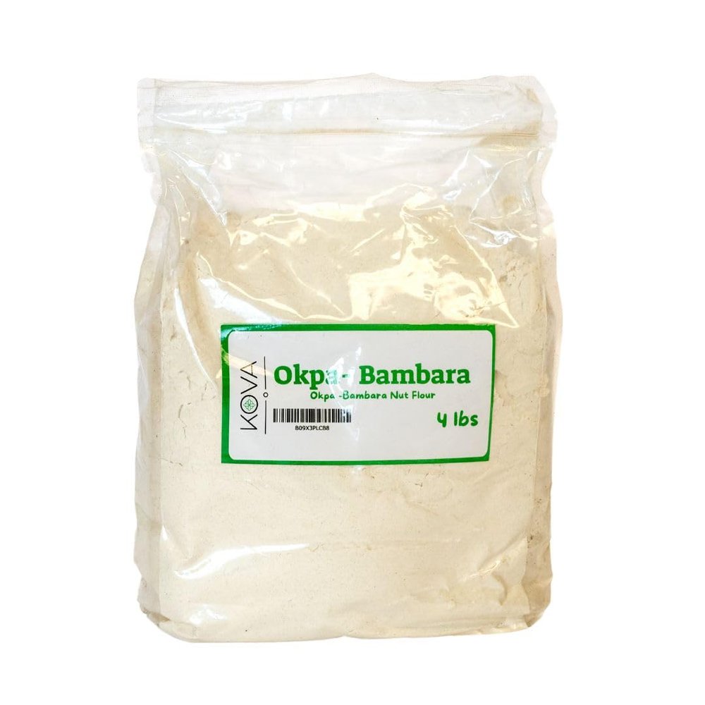 Kovafood Okpa Flour (Bambara Nut Flour), 4 Lbs