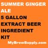 Summer Ginger Ale Homebrew 5 Gal Beer Extract Kit - My Brew Supply view 1