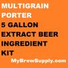 Multigrain Porter Homebrew 5 Gal Beer Extract Ingredient Kit - My Brew Supply view 1