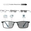 Sun Photochromic Reading Glasses Men adjustable vision With Multifocal Progressive glasses outdoor look Far Near (black, 0, multiplier_x) view 4