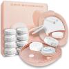 Pink Ultrasonic Contact Lens Cleaner - Portable Machine with USB Charger, Solution Soak Case Kit for Soft, Colored, Hard, RGP, and OK Lenses view 1