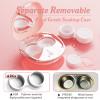 Pink Ultrasonic Contact Lens Cleaner - Portable Machine with USB Charger, Solution Soak Case Kit for Soft, Colored, Hard, RGP, and OK Lenses view 3