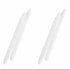 ExactFitt Silicone Rubber Anti-slip Eyeglass End Tips Ear Sock Pieces Tube Temple Sleeve for Glass Sunglass Eyeglasses TT006 (Milky White - 2 Pairs) view 1