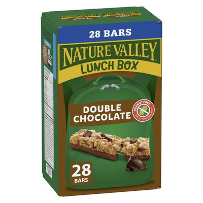 Nature Valley Lunch Box Double Chocolate Flavor Granola Bars, 28ct, 728g/1.6 lbs., (Imported from Canada)