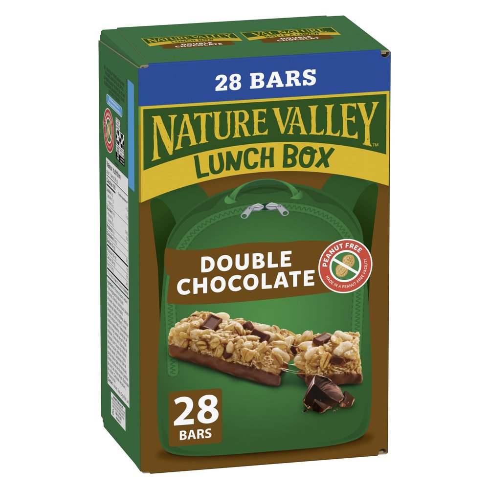 Nature Valley Lunch Box Double Chocolate Flavor Granola Bars, 28ct, 728g/1.6 lbs., (Imported from Canada)