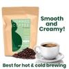 Mommee Coffee - Quarter Caf | Low Acid, Organic, Fair Trade, Water Processed | Whole Bean, 22oz. view 2