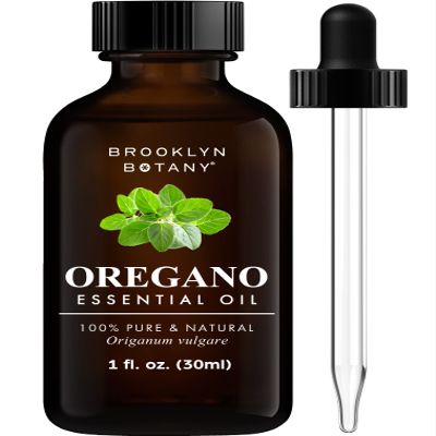 Brooklyn Botany Oregano Essential Oil - 100% Pure and Natural - Premium Grade Oil with Dropper - for Aromatherapy and Diffuser - 1 Fl Oz