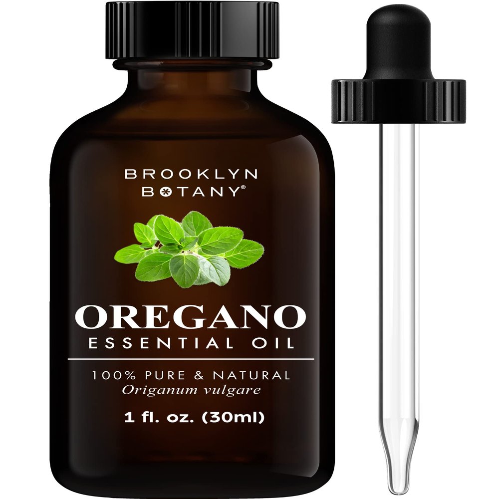 Brooklyn Botany Oregano Essential Oil - 100% Pure and Natural - Premium Grade Oil with Dropper - for Aromatherapy and Diffuser - 1 Fl Oz
