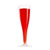 30 Pack Disposable Clear Plastic Champagne Flutes - 5 Oz Toasting Glasses for Wedding Party, Cocktail, Mimosa view 3