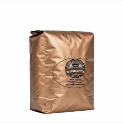 Nicoletti Coffee Espresso (100% Arabica M22 Roast) 2lb Organic Whole Beans