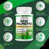 (2 Pack) Saw Palmetto Prostate Supplement for Men, 3-in-1 Benefits, DHT Blocker Hair Growth and Beta Blocker, Urinary Health, Prostate Function Support, 2 Month Supply view 2