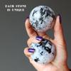 Moonstone Tourmaline Sphere Full Moon Rainbow Crystal Ball 2.0-2.25 Inches view 2