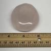 107.5g,2.4"x2"x0.9" Natural Untreated Rose Quartz Palm-Stone Gallet Shape Polished @Madagascar, Reiki Energy Crystal, Metaphysical, B20521 view 3