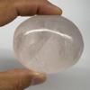 107.5g,2.4"x2"x0.9" Natural Untreated Rose Quartz Palm-Stone Gallet Shape Polished @Madagascar, Reiki Energy Crystal, Metaphysical, B20521 view 4