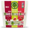 Happy Village Organic Mini Fig & Nut Bars, VARIETY (24 Packs, 0.7 OZ each), No Refined Sugar, Kosher, Non-GMO, Gluten Free, Vegan, Good Source of Fiber Snack Bars (8 Tart Cherry, 8 Fig, 8 Strawberry) view 1