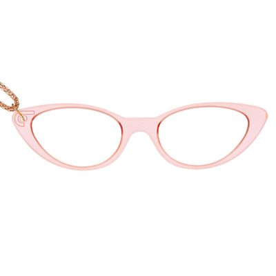 DIDINSKY Reading Glasses or Magnifying Glass. Increase Pendant with Chain. Binocular without Sideburns for Men and Women. Pink +2.0 - MOCO BUTTERFLY
