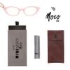 DIDINSKY Reading Glasses or Magnifying Glass. Increase Pendant with Chain. Binocular without Sideburns for Men and Women. Pink +2.0 - MOCO BUTTERFLY view 3