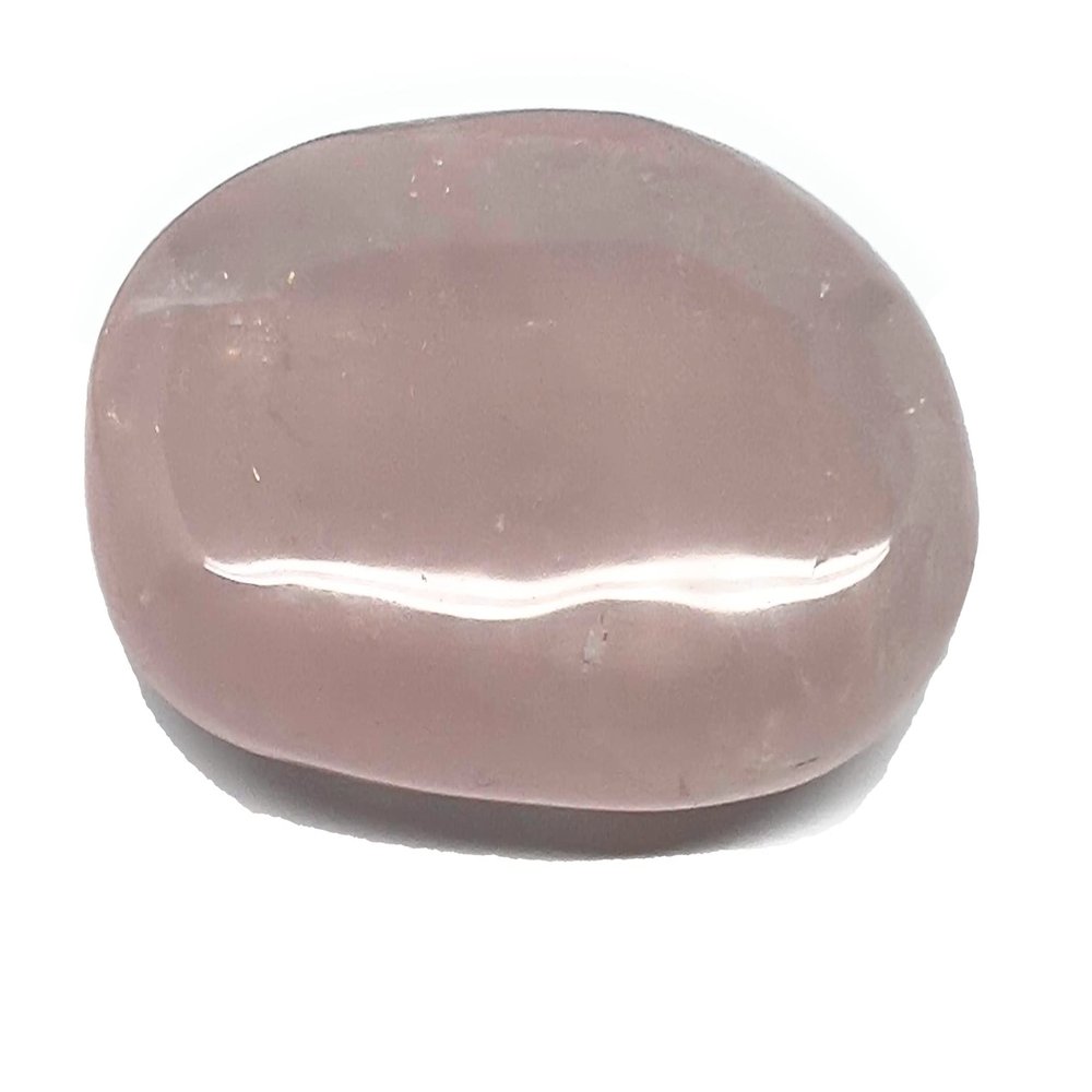 114.5g,3"x1.6"x0.9" Natural Untreated Rose Quartz Palm-Stone Gallet Shape Polished @Madagascar, Reiki Energy Crystal, Metaphysical, B20519