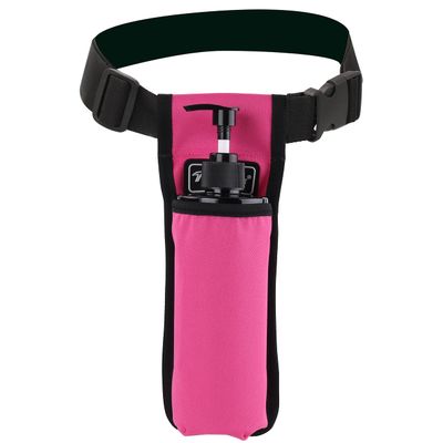 Massage Oil Holster Bottle Bag - Lotion Holster for Massage Therapists (1kd9D-Rose Red)