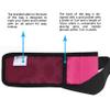 Massage Oil Holster Bottle Bag - Lotion Holster for Massage Therapists (1kd9D-Rose Red) view 3