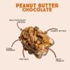 Chunk Nibbles Peanut Butter Chocolate Snack Clusters - Gourmet Sweet & Salty Treat with Pretzels, Peanuts & Corn Squares - Handcrafted, No Artificial Colors - 4.25oz Resealable Pouch (3 Pack) view 4